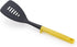 Joseph Joseph Duo Slotted Turner with Integrated Tool Rest: Hygienic, Heat-Resistant Nylon Head, Safe for Non-Stick Cookware, Light Yellow...