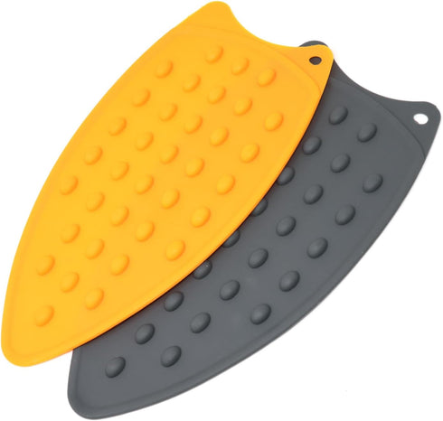 yueton 2PCS Electric Iron Mat Thickened Silicone Iron Mat Ironing Board Mat Household Electric Iron Mat Silicone Heat-Resistant Iron Mat for Trave...
