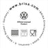 BRISA VW Collection - Volkswagen Large Ceramic CoffeeTeaCappuccino Mug Cup in T4 Bus Campervan Design (Blue)...