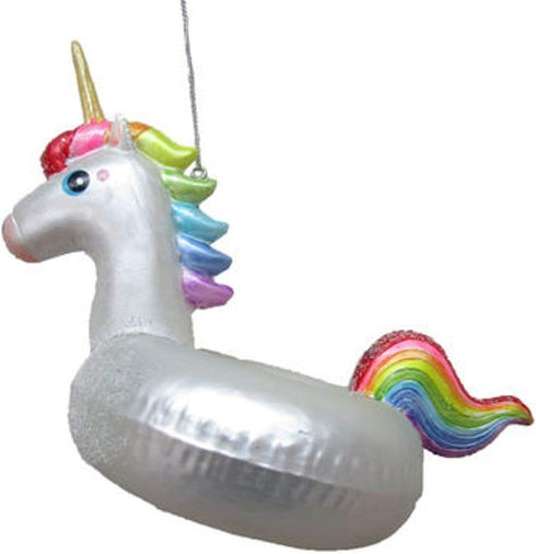 December Diamonds 79-81167 Unicorn Pool Float Hanging Ornament 6 Inches...