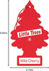 LITTLE TREES Air Fresheners Car Air Freshener. Hanging Tree Provides Long Lasting Scent for Auto or Home. Wild Cherry, 24 Air Fresheners...