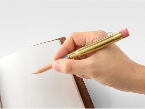 Travelers Company 38075006 Brass Pencil, Solid Brass...