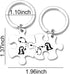 Dinosaur Keychains for Couples Gifts for Boyfriend Husband Anniversary Birthday Gift from Wife Girlfriend Valentines Day Christmas Gift for Dinosa...