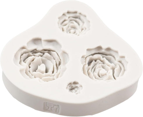 Rose Mold Rose Flower Silicone Fondant Cake Molds For Cupcake Topper Cake Decoration Chocolate Candy Polymer Clay Gum Paste...