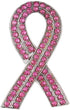 Pink Ribbon Breast Cancer Awareness Brooches Pin,Love Faith Strength Hope Butterfly Design,Rhinestone Pink Ribbon Hope Lapel Pin Brooch...