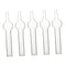 5pcs Chemical Experiment Equipment Chemistry Air Drying Tube Science Tubes Empty Refillable Tubes Small Test Tube Straight Drying Tube Single Ball...