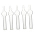 5pcs Chemical Experiment Equipment Chemistry Air Drying Tube Science Tubes Empty Refillable Tubes Small Test Tube Straight Drying Tube Single Ball...