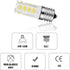 Whirlpool Microwave Lights Under Hood E17 Base - LED Bulb 125V Fits Maytag Kenmore GE Amana Over The Range Microwave - Pack of 2 (3W, Daylight Whi...