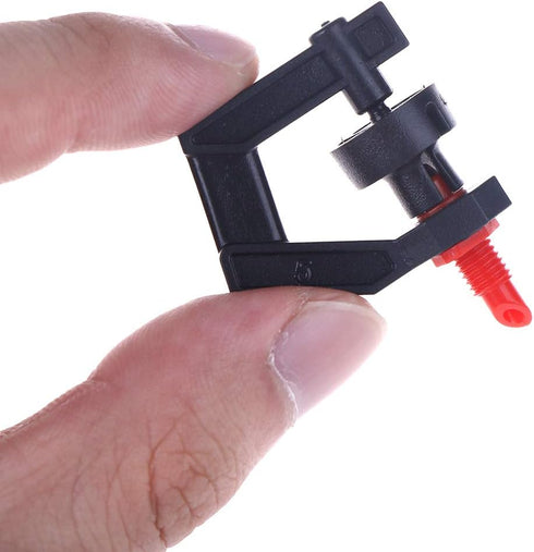100Pcs G Type 360° Micro Rotary Tripod Nozzle Sprinklers Head Refractive Misting Irrigation Plant Rotating Refraction Sprinkler Atomizing Nozzle L...