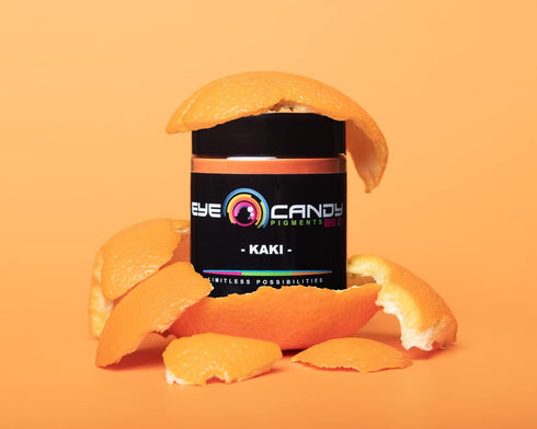 Eye Candy Pigments Premium Orange Mica Powder - Kaki (50gr) - for Epoxy, Resin, Soap, Paint, Woodworking, Acrylic Pouring, Bath Bombs, Fishing Lur...