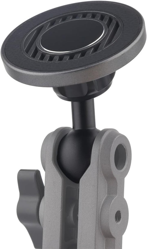 Magnetic Car Mount Cell Phone Holder with 1 inch Ball for MagSafe iPhone Smartphones, Compatible with RAM Mounts B Size Double Socket Arm......