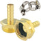 Hooshing 3/8" Garden Hose Repair Kit Male and Female Brass Hose Mender End Repair Connector with Clamps...