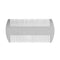 1Pc Silver Dual Action Stainless Steel Credit Card Size Comb Pocket Comb Anti-Static Hair Comb Beard Mustache Comb For Man Beauty and Personal Car...