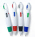 24PCS Plastic Carabiner Shuttle Pens 4-in-1 Retractable Ballpoint Pens Multicolor Pens with Buckle Keychain on Top for Office School Supplies Stud...