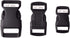 Golden Pearl 5/8, 1/2, and 3/8 inch(20 Each) Black Plastic Contoured Side Release Buckles for Paracord Bracelets-60pcs...