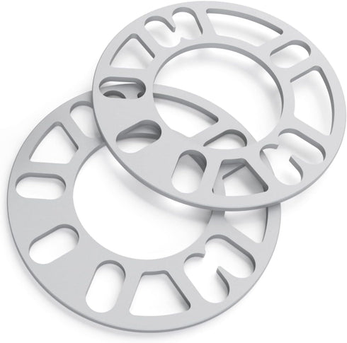 4Pcs Universal Wheel Spacers 5mm for Most 4 Lug & 5 Lug Wheels, PCD 98mm to 120mm, 4x100 4x108 4x100 5x100 5x108 5x110 5x112 5x114.3 5x115 5x120 5...