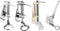 4pcs Large Metal Darning/Free Motion Presser Foot for Household Low Shank Brother Singer and More Sewing Machines Include Close Toe, Open Toe, Qui...