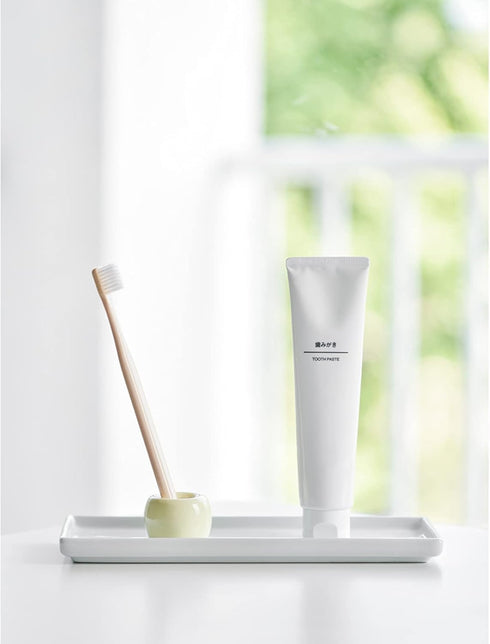 Ceramic Toothbrush Holder for Bathroom Toothbrush Tray for Vanity Countertop Storage Organizer for Holding Toothpaste Dental Floss Picks Makeup Br...