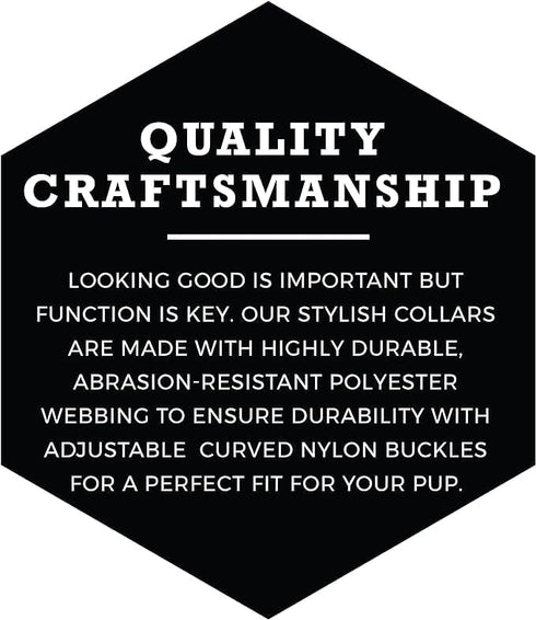 Wolfgang Premium Adjustable Dog Training Collar for Small Medium Large Dogs, Made in USA, DawnPatrol Print, Medium (1 Inch x 12-18 Inch)...