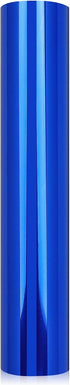 GIRAFVINYL Blue Chrome Vinyl, Chrome Permanent Vinyl Roll - 12" x 6ft Metallic Blue Vinyl for Cup, Sign, Windows, Home and Car Decorations,...