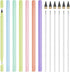 AUAUY 6PCS 2 in 1 Ballpoint Pens and Infinity Pencil, Inkless Pencil, No Sharpening Pencil, Reusable Everlasting Pencil with 6 Replaceable Nib and...
