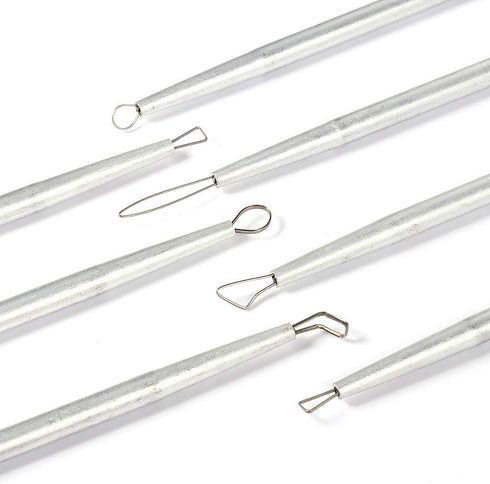 Ceramic Pottery & Clay Ribbon Sculpting Tool Kit (Set of 7)...