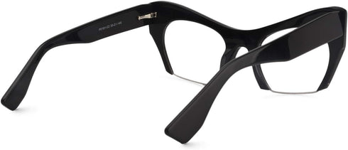 Zeelool Stylish Semi-rimless Cat Eye Blue Light Blocking Glasses for Women Kyle FP0099...