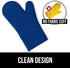 Gorilla Grip Heat and Slip Resistant Silicone Oven Mitts Set, Soft Cotton Lining, Waterproof, BPA-Free, Long Flexible Thick Gloves for Cooking, BB...