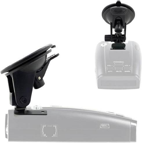 Car Windshield Super Suction Cup Bracket Compatible for UNIDEN R1 R2 R3 R4 R7 R8 R9 DFR3 DFR6 DFR7 DFR8 DFR9 Radar Detector (Only for Uniden Model...