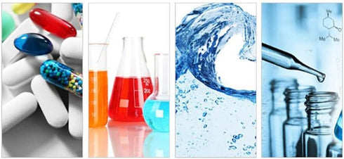 Othmro 2pcs 500ml Plastic Lab Cylindrical Chemical Reagent Bottle w Lids Wide Mouth Laboratory Reagent Polyethylene Bottle Sample Sealing Liquid S...