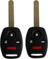 Keyless Entry Remote Control Uncut Car Ignition Key Fob Replacement for 2003 2004 2005 2006 2007 Honda Accord OUCG8D-380H-A 313.8 Mhz ID46 Chip (P...