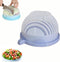 Snap Salad Cutter Bowl,Salad Chopper,Multi-Functional Fast Salad Cutter Bowl,Salad Cutter Bowl with Lid Fast Vegetable Cut Set,Salad Chopper Bowl ...