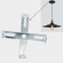 4Pieces Light Fixture Mounting Bracket for Ceiling Pendant Light Crossbar Kit Sconce Mounting Plate with Screws...