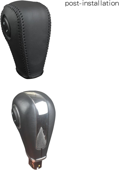 Leather Gear Shift Knob Cover for Ford Flex 2011 2012 2013 2014 2015 2016 2017 2018 2019 Ford Edge ?2011-2014? Gear Shift Cover/Accessories for Fo...