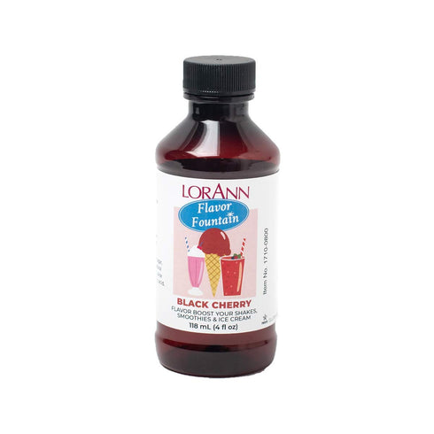 LorAnn Black Cherry Flavor Fountain, 4 oz Bottle...