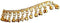 Uma Indian Traditional Belly Dance Ghungroo Brass Anklet, No Color, Size No Size...