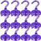 LOVIMAG Magnet Hooks, Strong Magnets,80Lb Magnetic Hooks Heavy Duty, Purple Strong Magnetic Hooks for Cruise Cabins,Magnetic Hooks for Refrigerato...