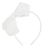 MEEDEE Fashion Cute White Bow Headband for Girls Toddlers 3 Year Old, Little Girl Grosgrain Headband for Casual Wear Party Dress Decoration...