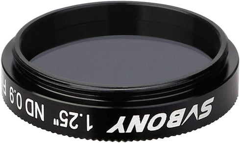 SVBONY SV139 Telescope Filter Moon Filter 1.25 inch 12.5 Percent Transmission Telescope Filter ND8 Neutral Density Filter for Telescope Eyepiece R...