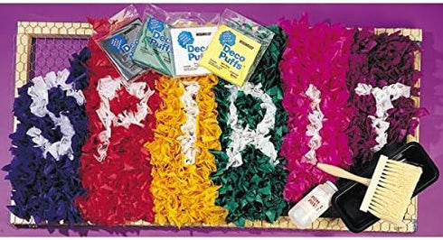 White Tissue Parade Float Pomps Pack of 300-5-1/2 Inch Square Sheets...