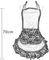 Hyzrz Cute Lace Flirty Apron with Pocket, Fun Retro Sexy Cooking Pinup Aprons for Women Girls (Red)...
