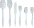 Heat Resistant Silicone Spatulas Set 6pcs, Seamless Design Non-Stick Mixing Spatulas with Stainless Steel Core, Premium BPA-Free Rubber Spatula Ba...