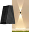Solar Lights Decorative Up Down Outdoor Wall Sconce Light Flood Lights Dusk to Dawn Outdoor Lighting Fixture Bright Deck Lights Outdoor Waterproof...