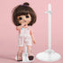 10Pcs Adjustable Doll Stands Display Holders, Action Figure Stand Toy Doll AccessoriesTransparent Plastic Mini Doll Display Stand Support for 11 t...