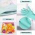 Dishwashing Rubber Gloves 3 Pairs, Aixingyun Non-Slip Household Laundry Kitchen Cleaning Gloves, Reusable PU Waterproof Latex Gloves Gift for Mom ...