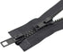 YaHoGa 2PCS #5 28 Inch Two Way Separating Jacket Zipper for Sewing Jacket Coat Molded Plastic Vislon Zippers Bulk (28" TW Black)...