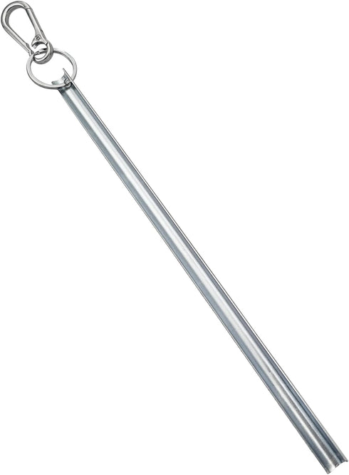 Half Moon Elevator Door Key,Heavy Duty Large Lunar Elevator Door Key for Otis,Comes with a Metal Keyring Keychain,1 piece, Silver...