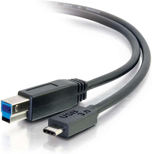 Legrand - C2G USB 3.0 Cable, USB C to B Cable, Black Data Transfer Cable, 10 Foot C2G USB Cable, 1 Count, C2G 28867......