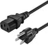 12Ft 3 Prong Power Cord Compatible Guitar Amp, ION Block Rocker, Job Rocker, Explorer Portable Speaker System, ION iPA76C iPA76A iPA76S IPA23 Bloc...