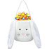 XinblueCo Plush Easter Bunny Basket Easter Buckets with Long Plush Ear Personalized Egg Hunting Easter Bags,BunnyEaster Tote Bags for Easter Decor...